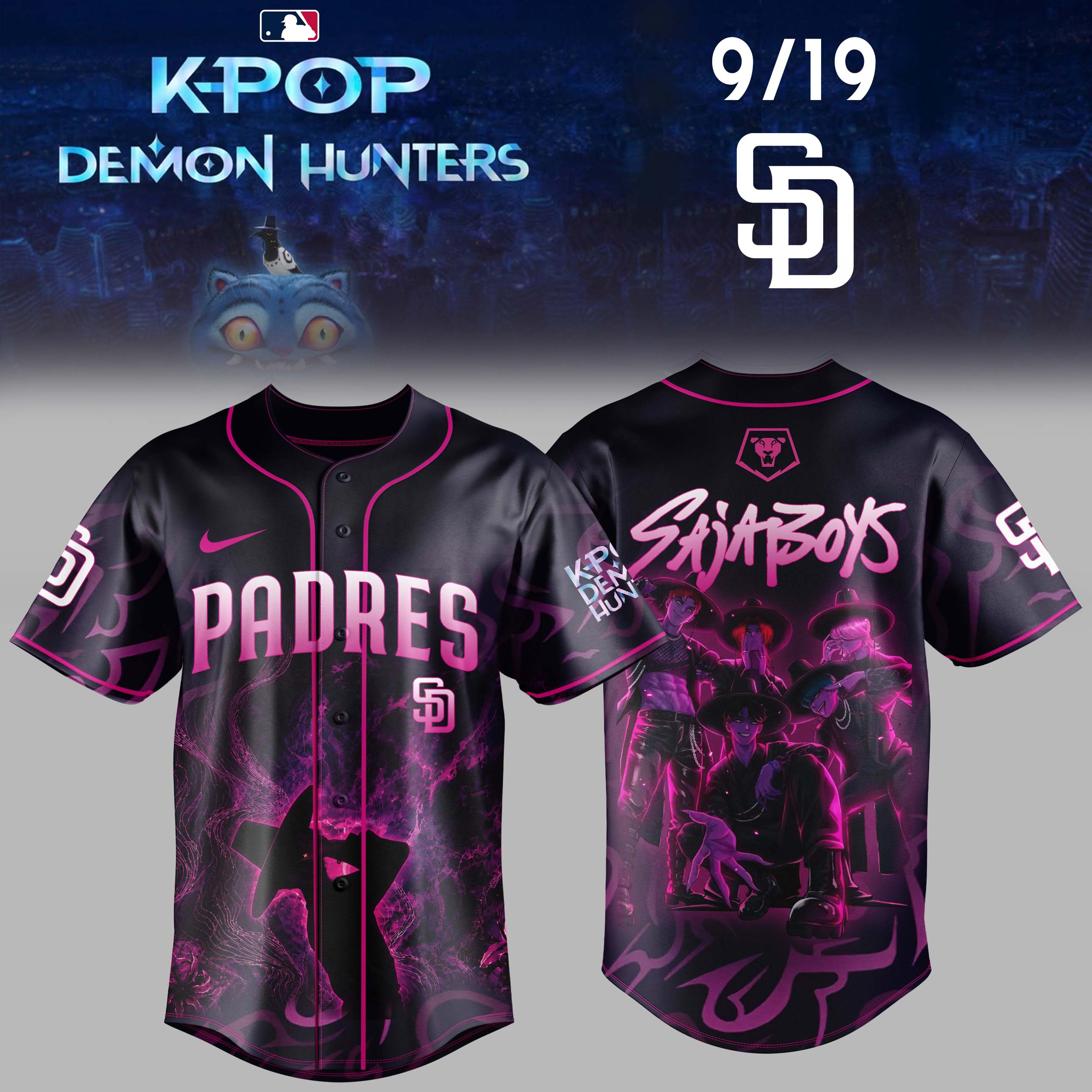 Saja Boys Baseball Fan Premium Jersey