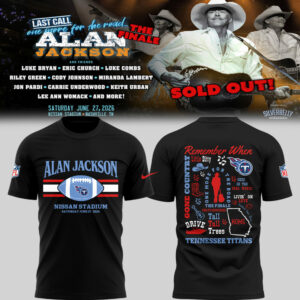 Alan Jackson Farewell Tour Country Music Classic T-Shirt