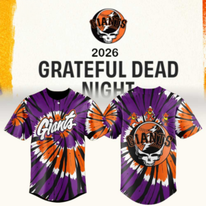 San Francisco Giants Grateful Dead Night Baseball Jersey