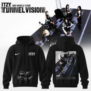 Itzy Tunnel Vision World Tour 2026 Limited Graphic Hoodie