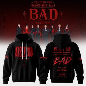 Ateez Bad Era World Tour Graphic Hoodie