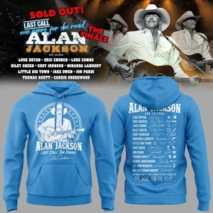 Alan Jackson Last Call Tour Vintage Pullover Hoodie