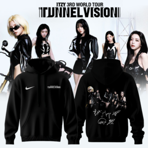 Itzy Tunnel Vision World Tour 2026 Premium Fan Hoodie