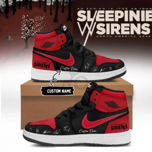 Sleeping With Sirens Band Fan High Top Shoes