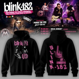 Blink182 Europe Tour Vintage Band Hoodie