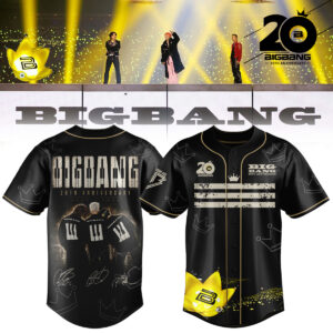 Bigbang 20Th Anniversary World Tour Collector Baseball Jersey