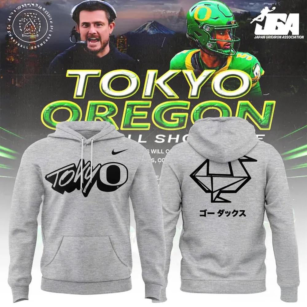 Oregon Ducks Tokyo Edition Graphic Hoodie