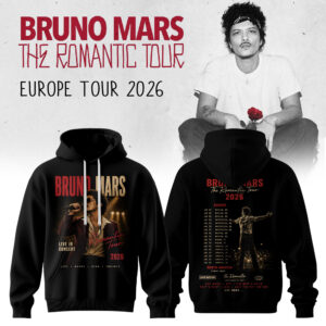 Bruno Mars World Tour Music Lover Hoodie
