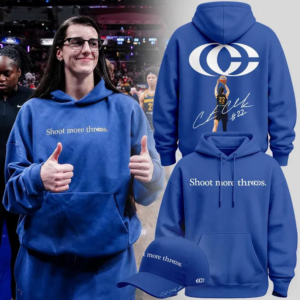 Caitlin Clark Shoot More Threes Pullover Hoodie