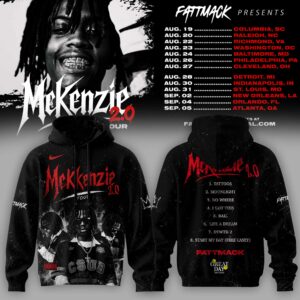 Mckenzie 2.0 No Mercy Tour Streetwear Music Hoodie