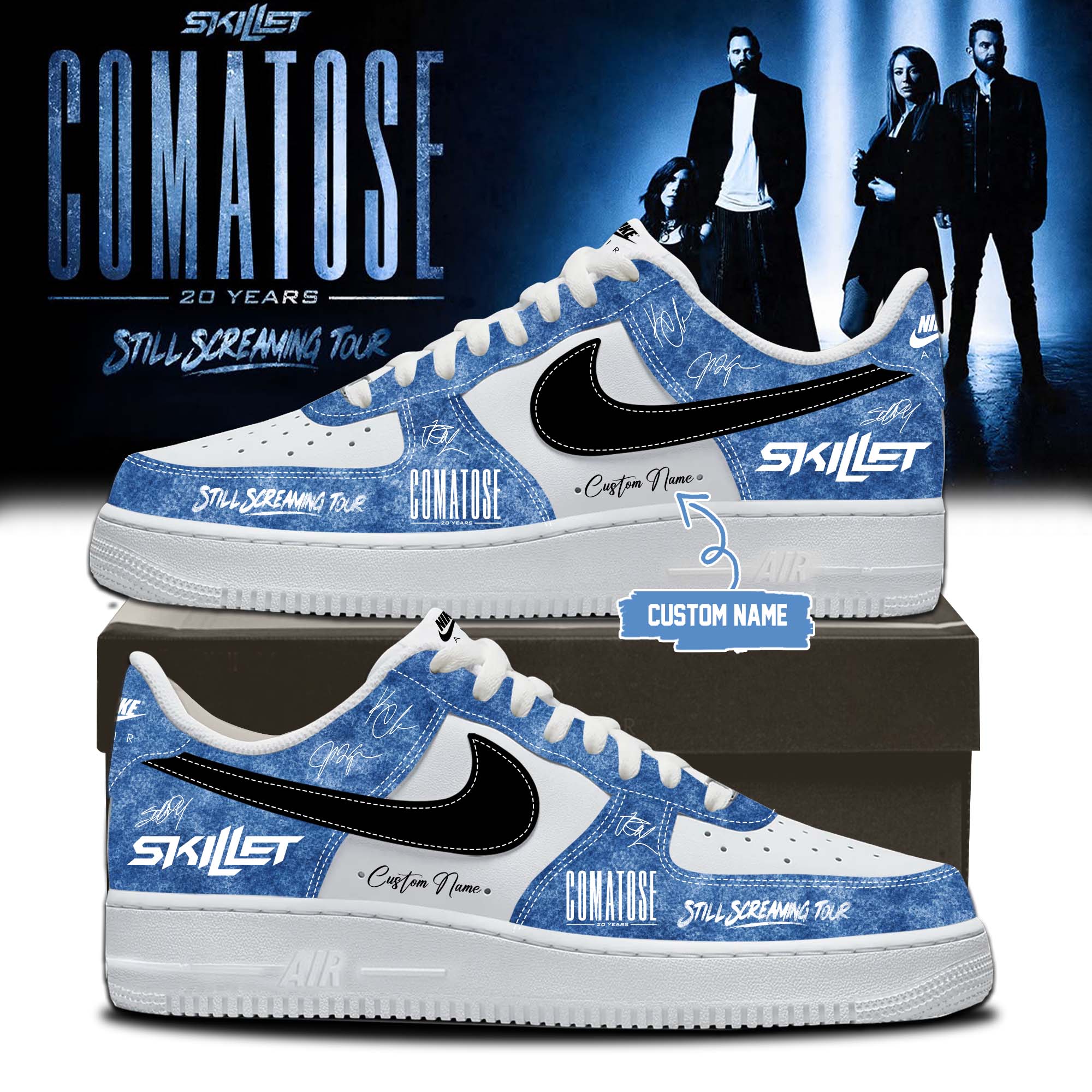 Skillet Rock Music Collector Sneakers