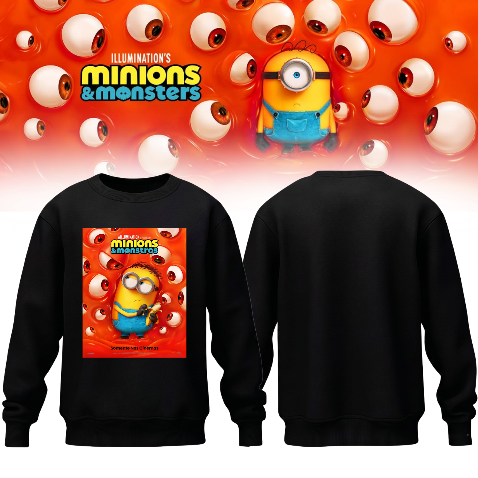 Minions & Monsters Family Adventure Crewneck Sweatshirt