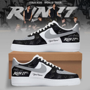 Stray Kids Skz Run It Seoul Tour Custom Air Force 1 Style Sneakers