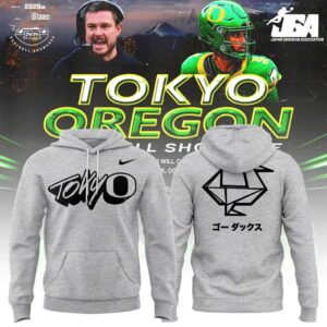 Oregon Football Tokyo Showcase 2026 Fan Pullover Hoodie