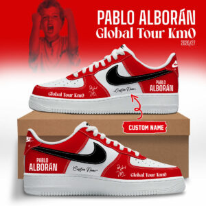 Pablo Alboran Global Tour Km0 Music Fan Sneakers