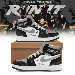 Stray Kids Skz Run It Seoul Tour Custom Air Jordan 1 Style High Tops