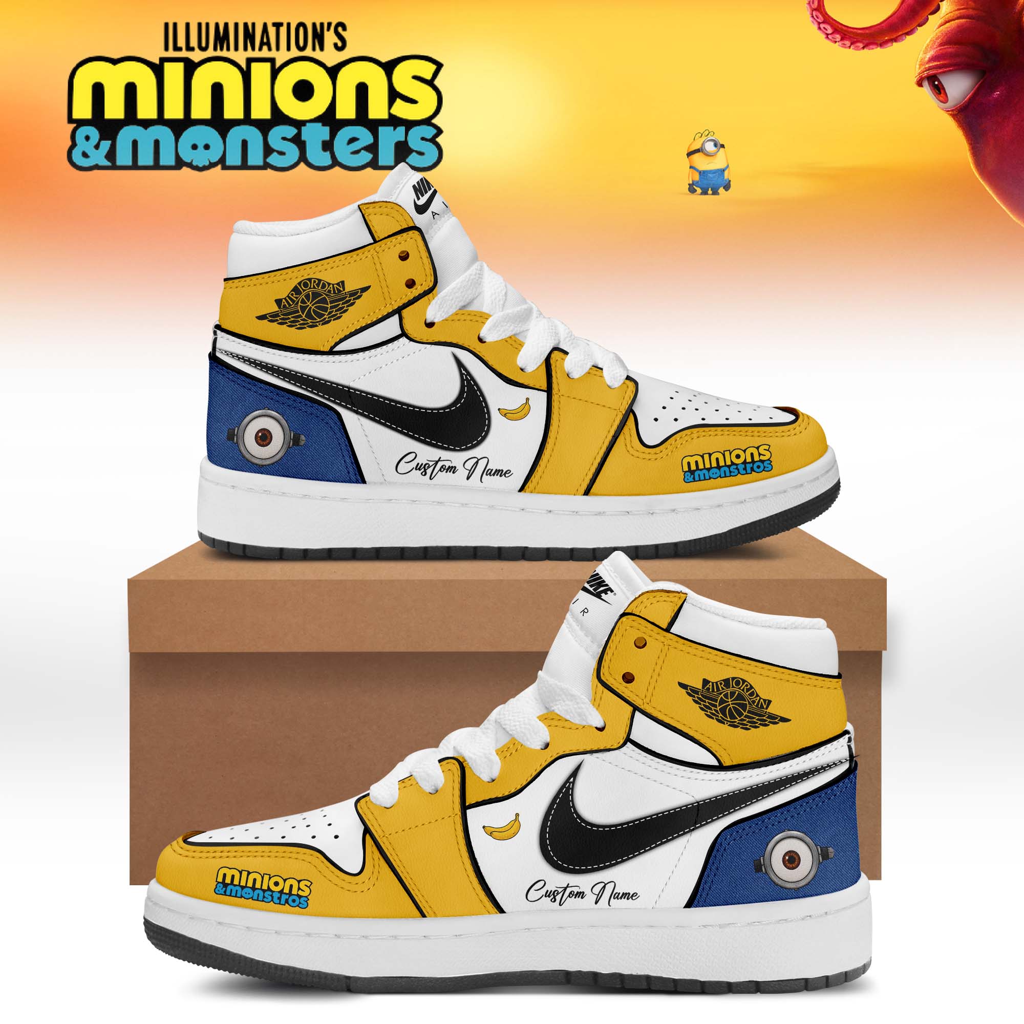 Minions & Monsters Premium Fashion Sneakers