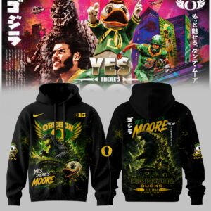 Oregon Ducks X Godzilla College Football Kaiju Edition Hoodie