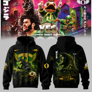 Oregon Ducks X Godzilla Monster Mashup Hoodie