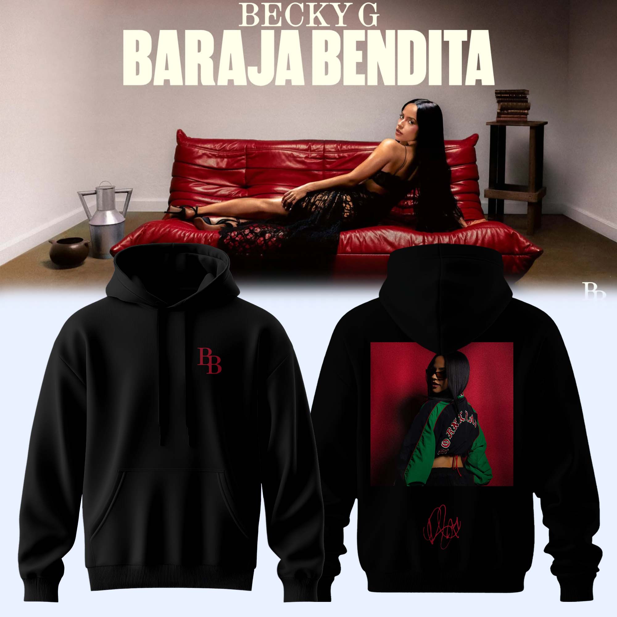 Becky G Baraja Bendita Concert Merchandise Hoodie