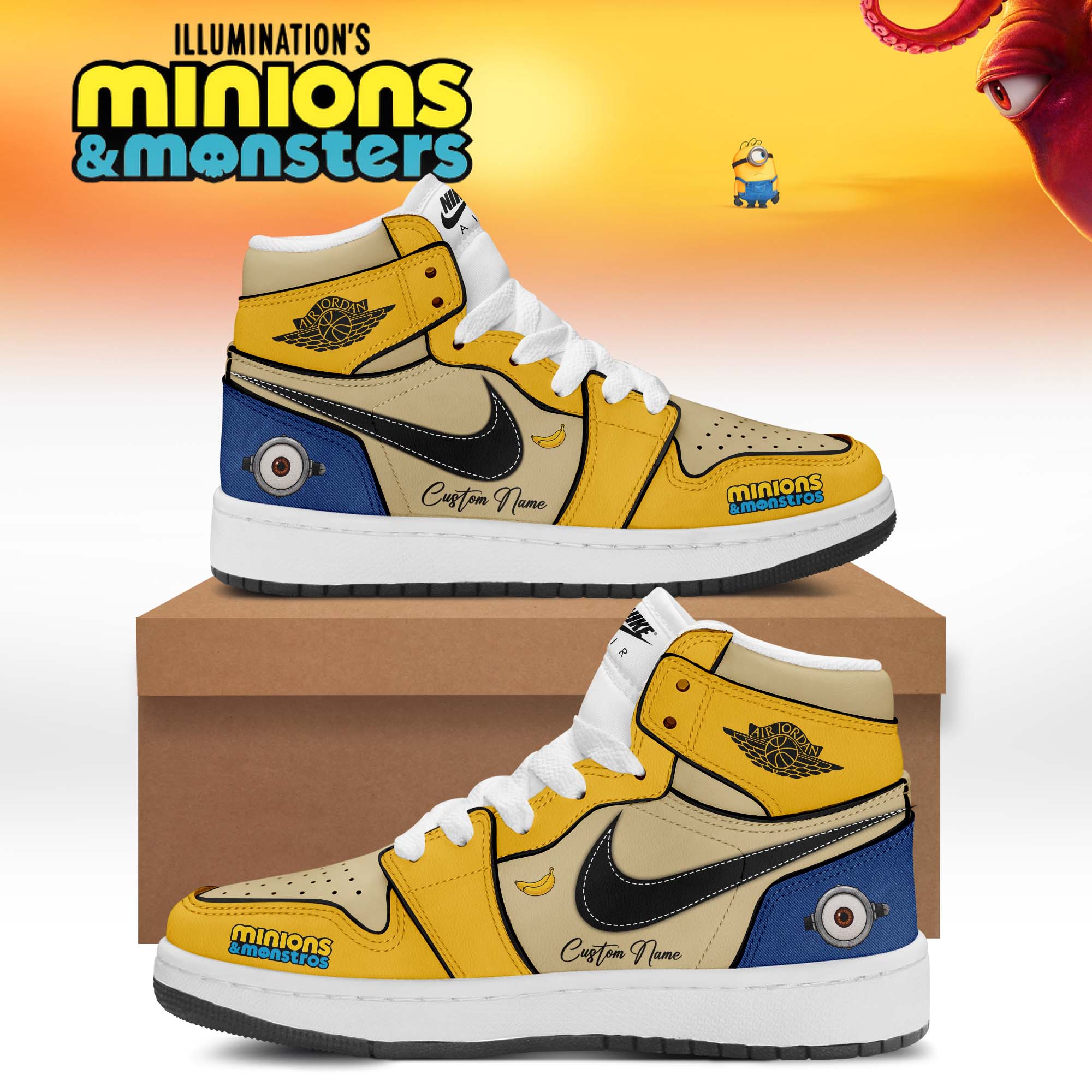 Minions & Monsters Animated Fan Sneakers