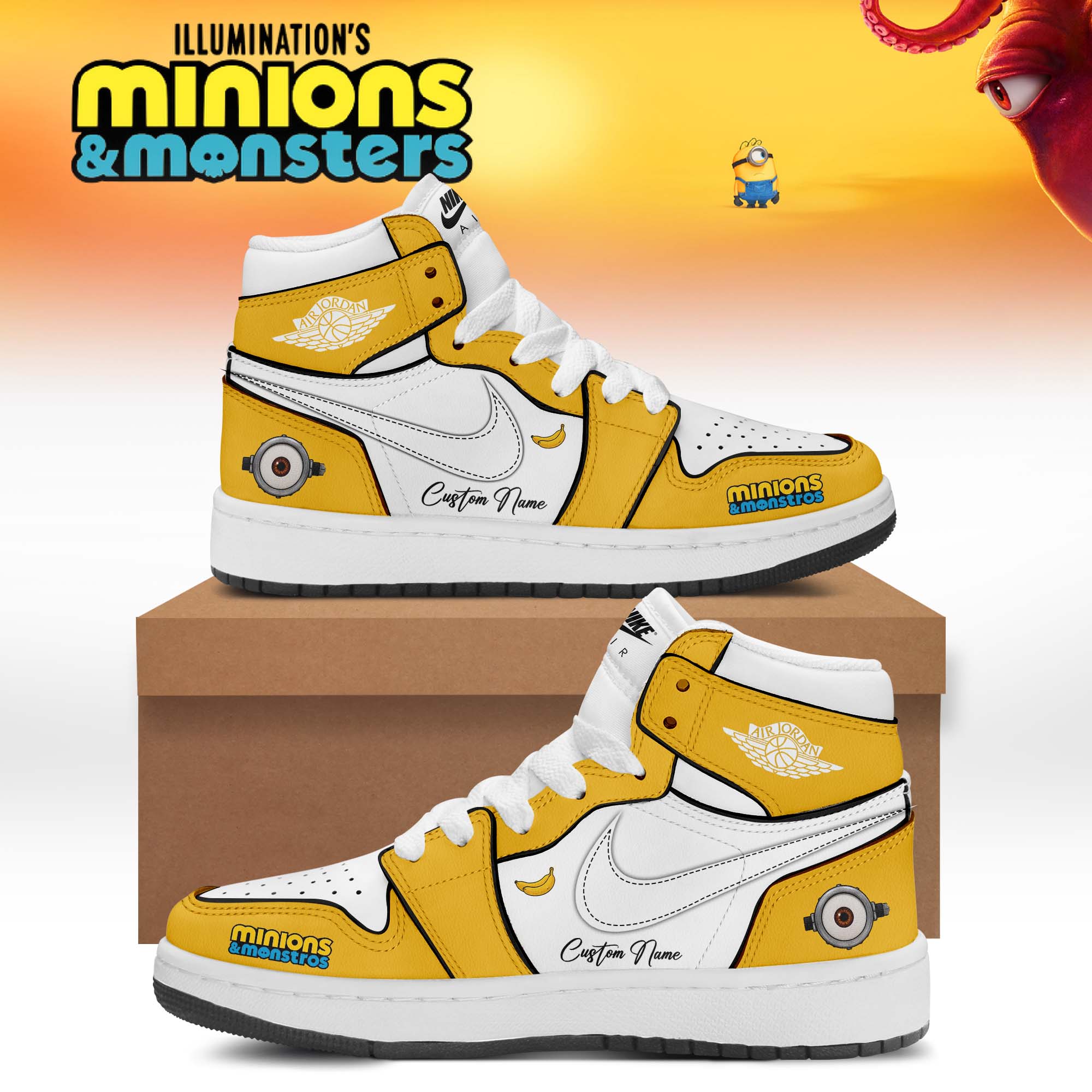Minions & Monsters Casual Lifestyle Sneakers
