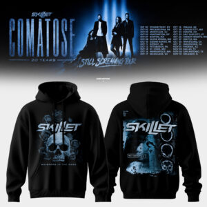 Skillet Comatose 20 Years Official Anniversary Hoodie Edition