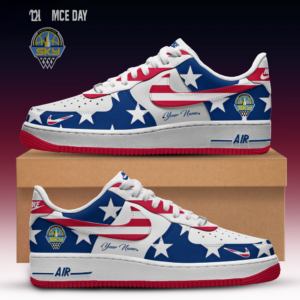Chicago Sky Independence Day Air Force 1 Sneakers