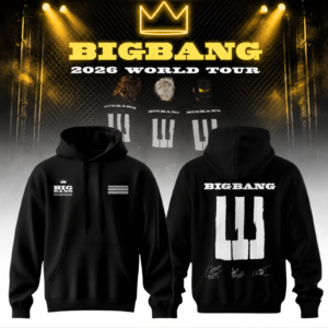Bigbang 2026 World Tour Official Merchandise Hoodie Gift For Dedicated Fans