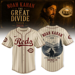 Noah Kahan The Great Divide Tour 2026 Limited Baseball Jersey Collection