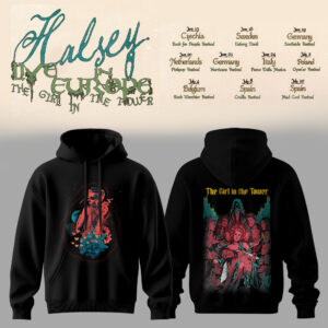 Halsey The Girl In The Tower Europe Tour Official Fan Hoodie Edition