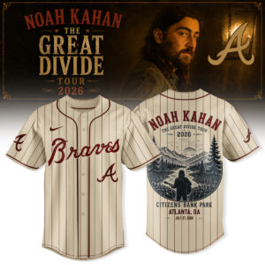 Noah Kahan The Great Divide Tour 2026 Premium Baseball Jersey Collection