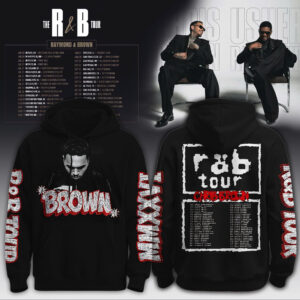 Chris Brown R&B Tour Signed Premium Hoodie Fan Collection