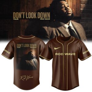 Rod Wave Dont Look Down Tour 2026 Collector Baseball Jersey Gift For Tour Fans