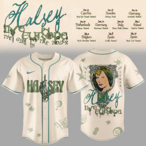 Halsey The Girl In The Tower Europe Tour Official Fan Jersey Edition