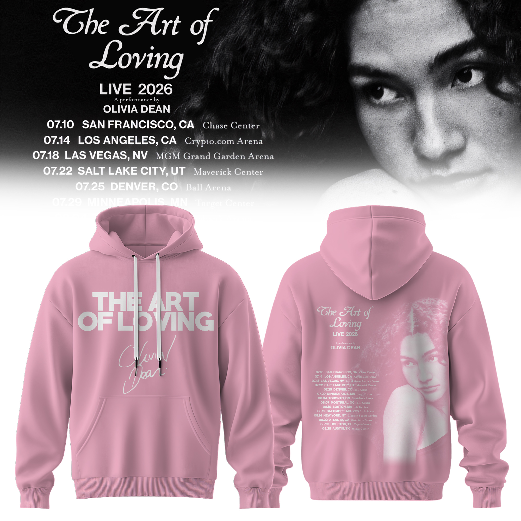 Olivia Dean The Art Of Loving Collector Hoodie Series