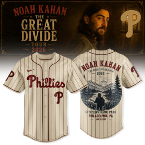 Noah Kahan The Great Divide Tour 2026 Premium Fan Baseball Jersey