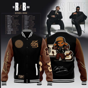 Chris Brown R&B Tour Signed Premium Fan Baseball Jacket