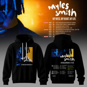 Myles Smith Midnight Tour Dates Black Premium Hoodie Collection