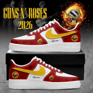 Custom Name Guns N Roses World Tour 2026 Sneakers Classic Rock Shoes