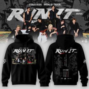 Stray Kids Run It World Tour 2026 Official Fan Hoodie Edition