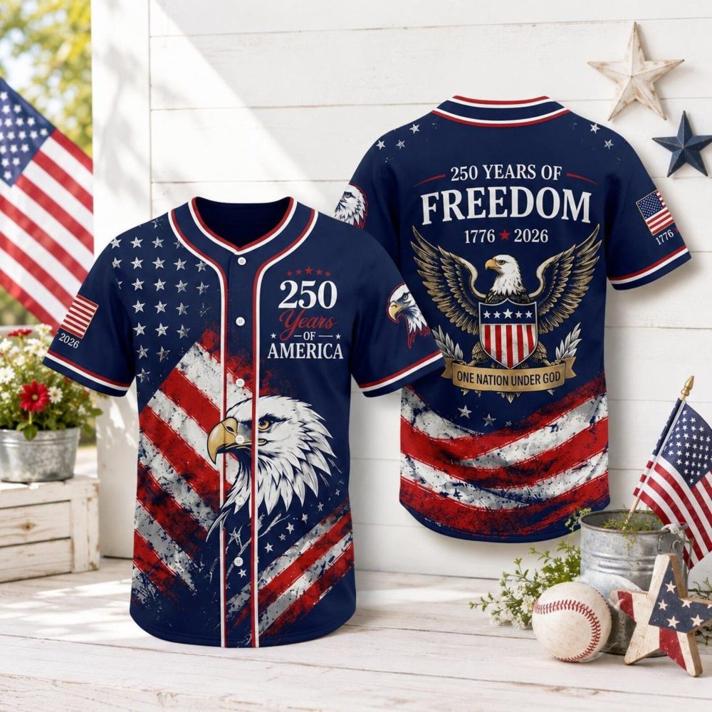 Usa 250Th Anniversary 17762026 Navy Baseball Jersey
