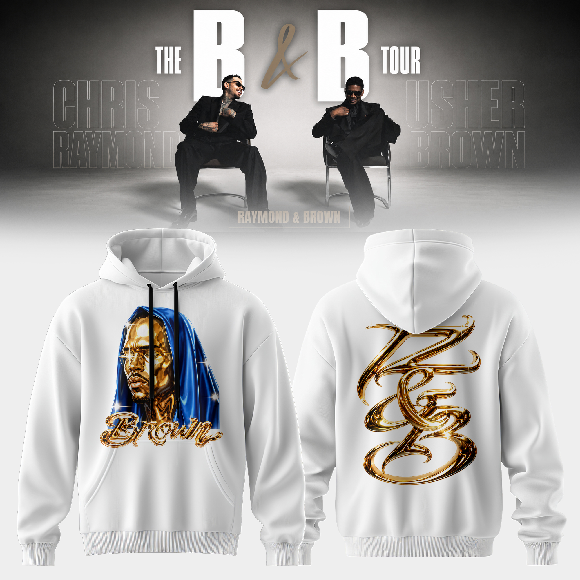 Chris Brown The R&B Tour 2026 Collector Hoodie Collection