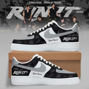 Stray Kids Run It World Tour 2026 Collector Custom Air Force 1 Sneaker Collection