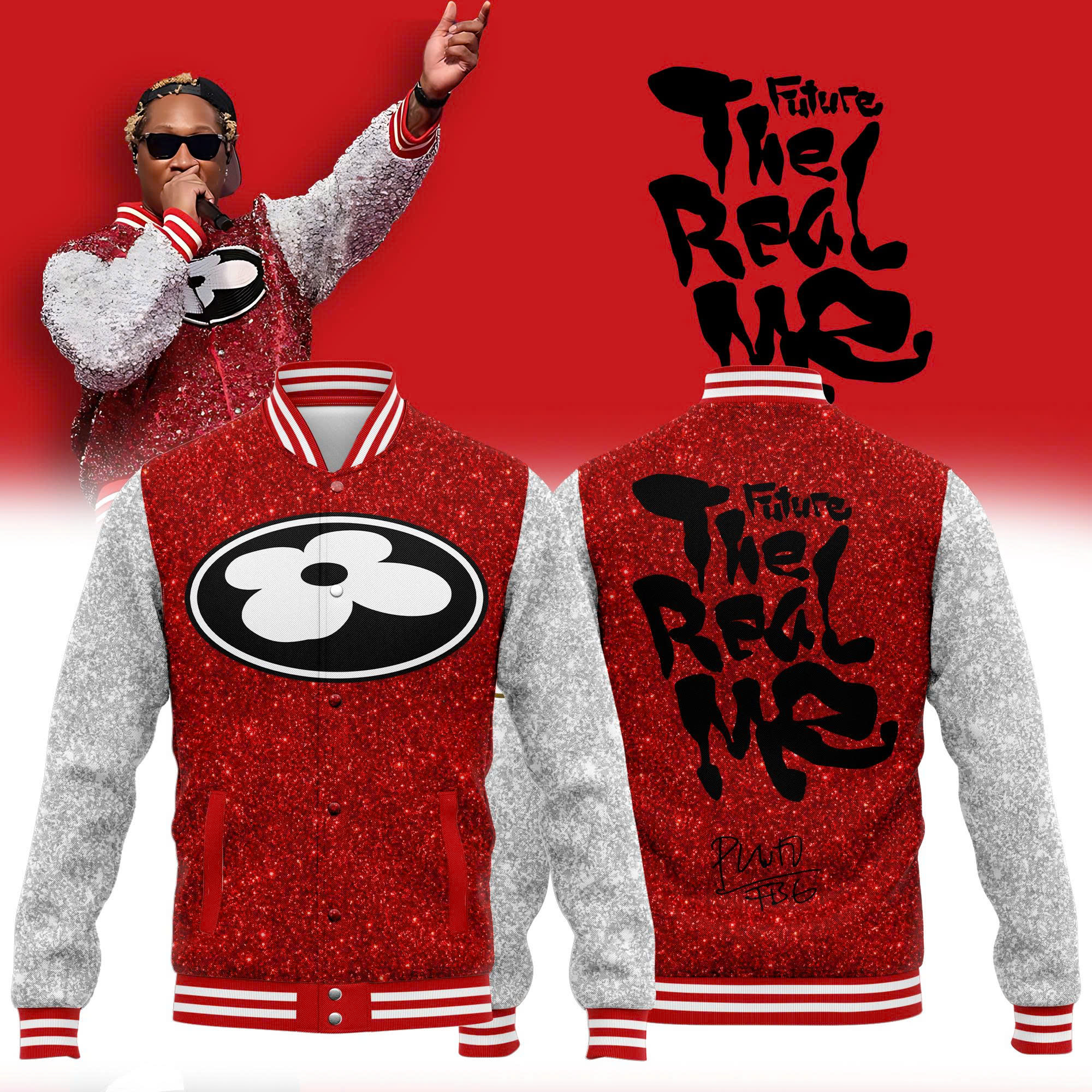 Future The Real Me Album Premium Baseball Jacket Gift For Hip Hop Fans