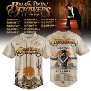 Brandon Flowers On Tour 2026 Official Collector Jersey Edition