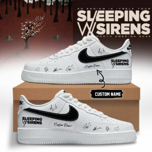 Sleeping With Sirens An Ending In Itself Exclusive Fan Sneakers Gift For Band Collectors