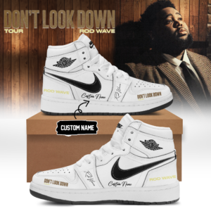 Rod Wave Dont Look Down Tour 2026 Official Tour Sneakers Gift For Concert Collectors