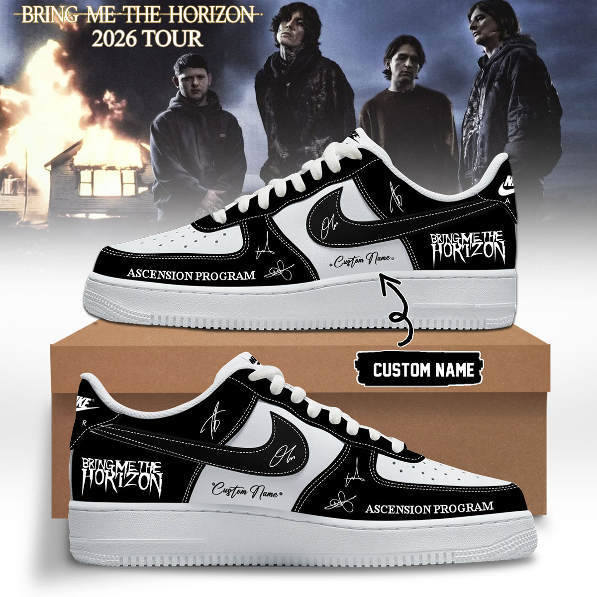 Bring Me The Horizon Ascension Program Premium Sneakers
