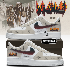 Def Leppard Live 2026 Graphic Sneakers